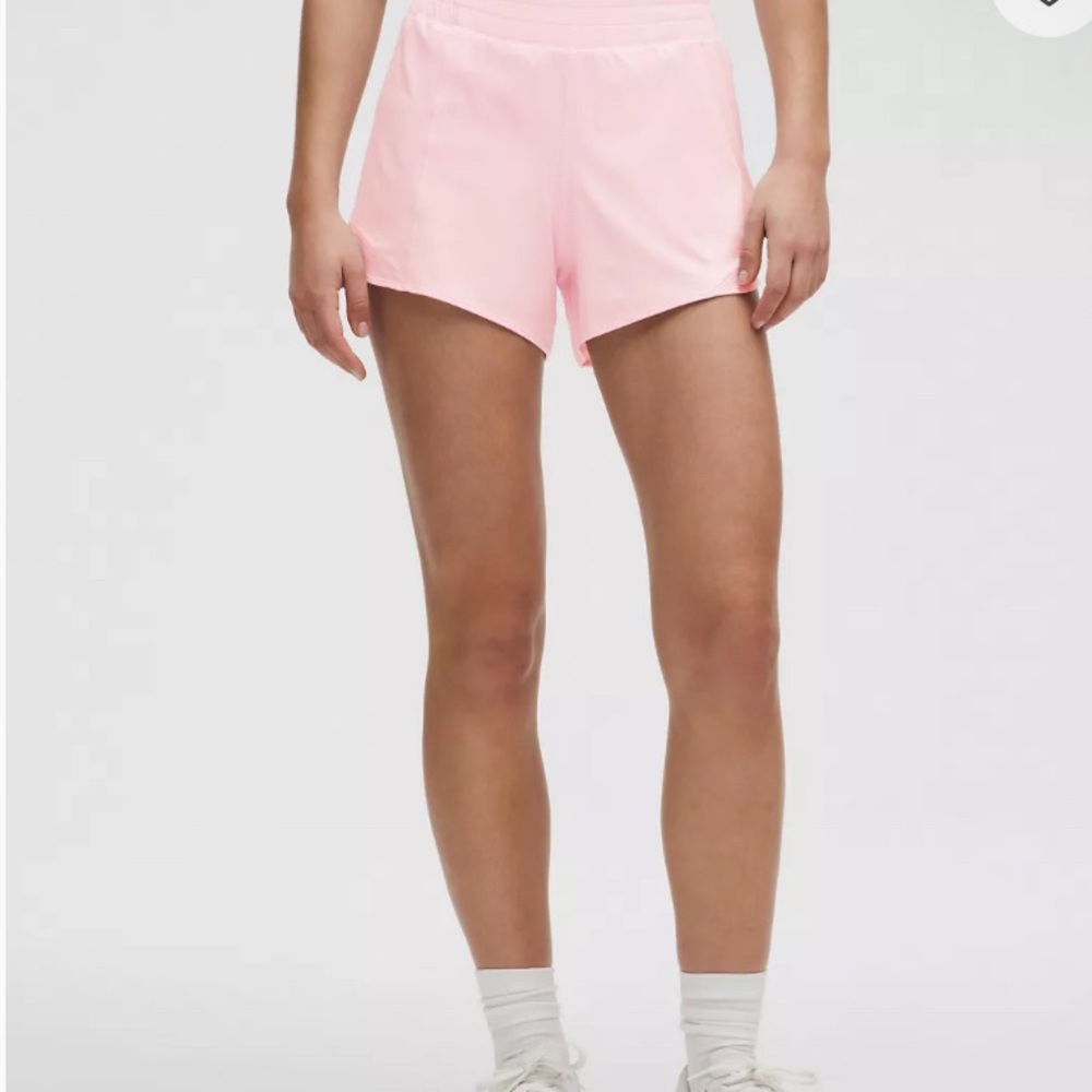 Black Lululemon Athletic Shorts High-Rise Lightweight